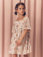 Платье для девочки Next E36-509, Бежевый