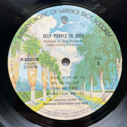 Винтажная виниловая пластинка LP Deep Purple In Rock (Япония 1974) (Без Оби)