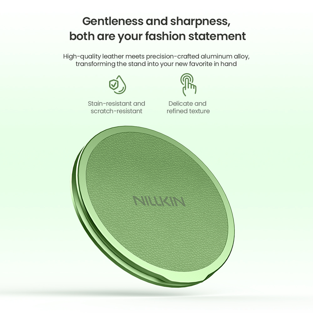 Магнитная подставка держатель для смартфона (серый цвет) от Nillkin, серия Dual-Magnet Grip Holder