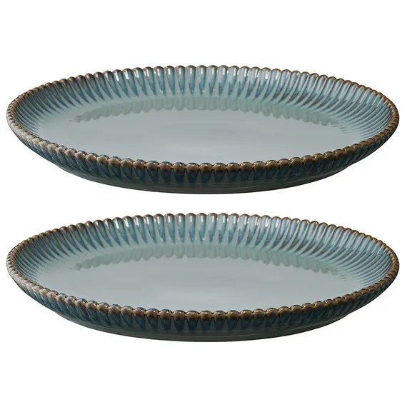 Набор из 2 тарелок темно-серого цвета Kitchen Spirit Ø26см