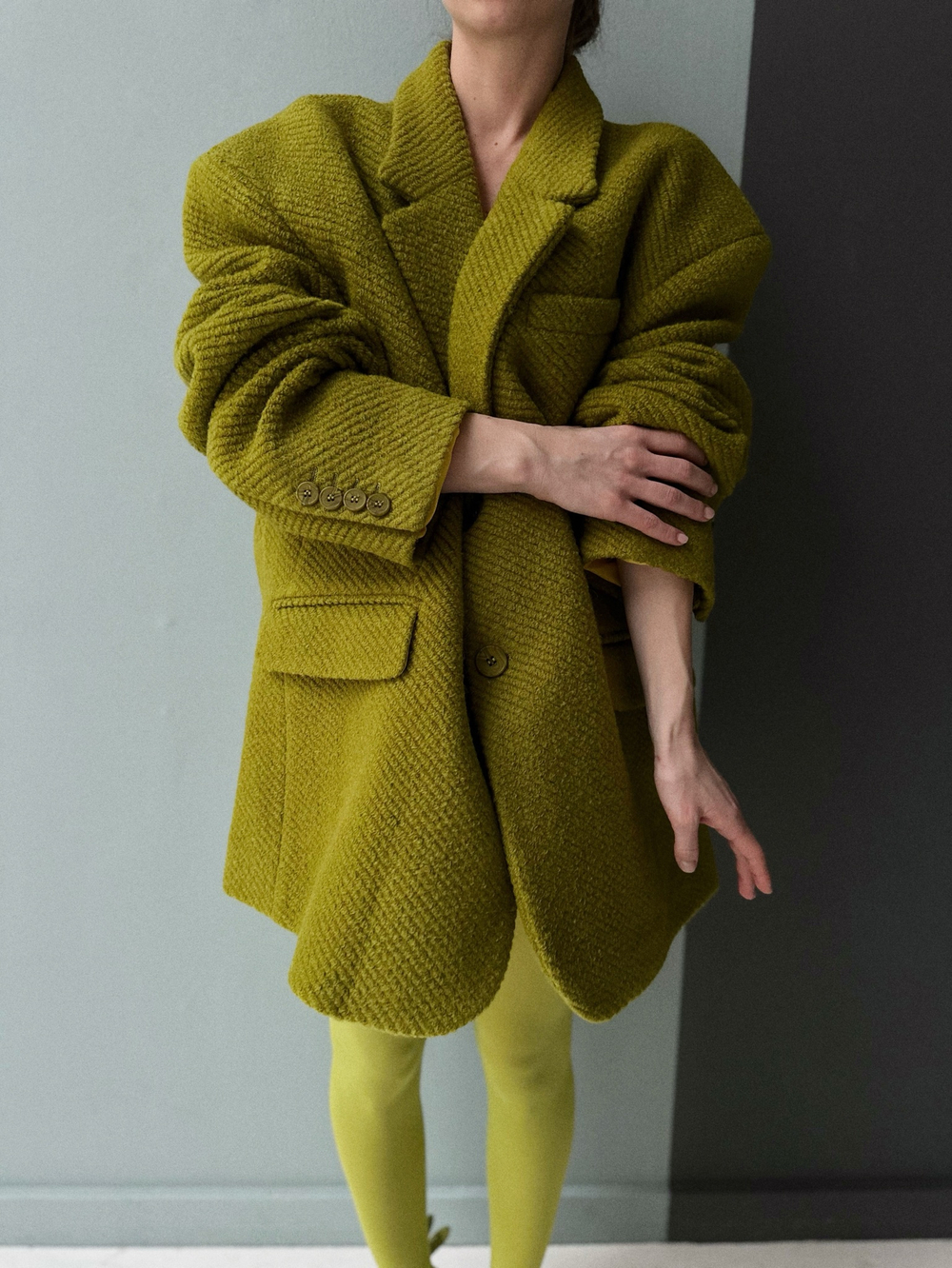 Жакет из шерсти OLIVE