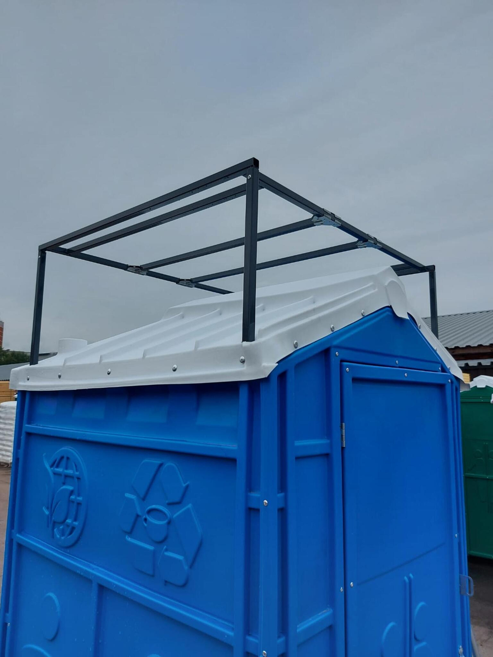 Мобильная Душевая Кабина  Тип4 (Без Бака) в сборе Экомарка S-7 (1200x1100x2200см;70кг;красный кирпичный) - арт.561448