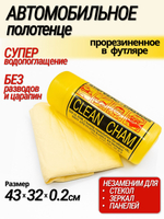 Автомобильное полотенце (43 х 32) прорезиненное в футляре Малое