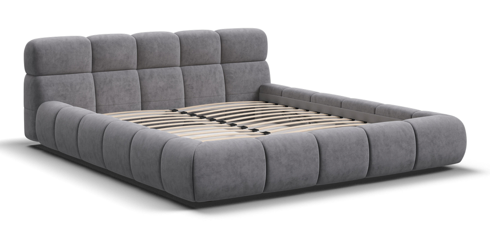 Босс Дрим Кровать+ПМ 160 Велюр Роял агат