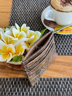 Картхолдер из кожи крокодила WA-211