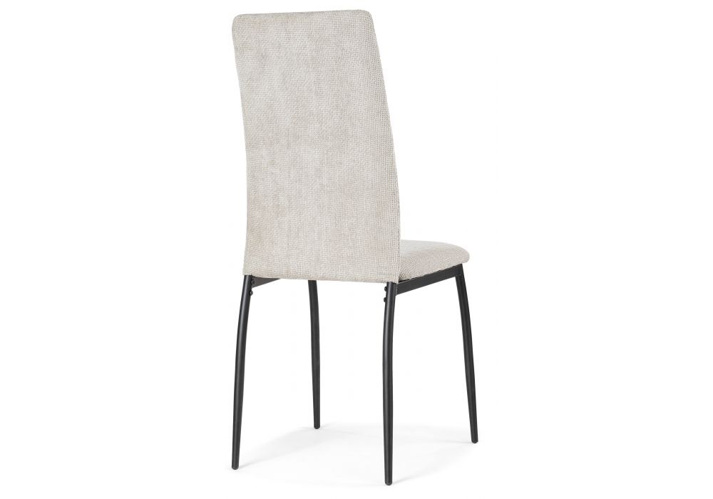 Стул на металлокаркасе Tod latte / black
