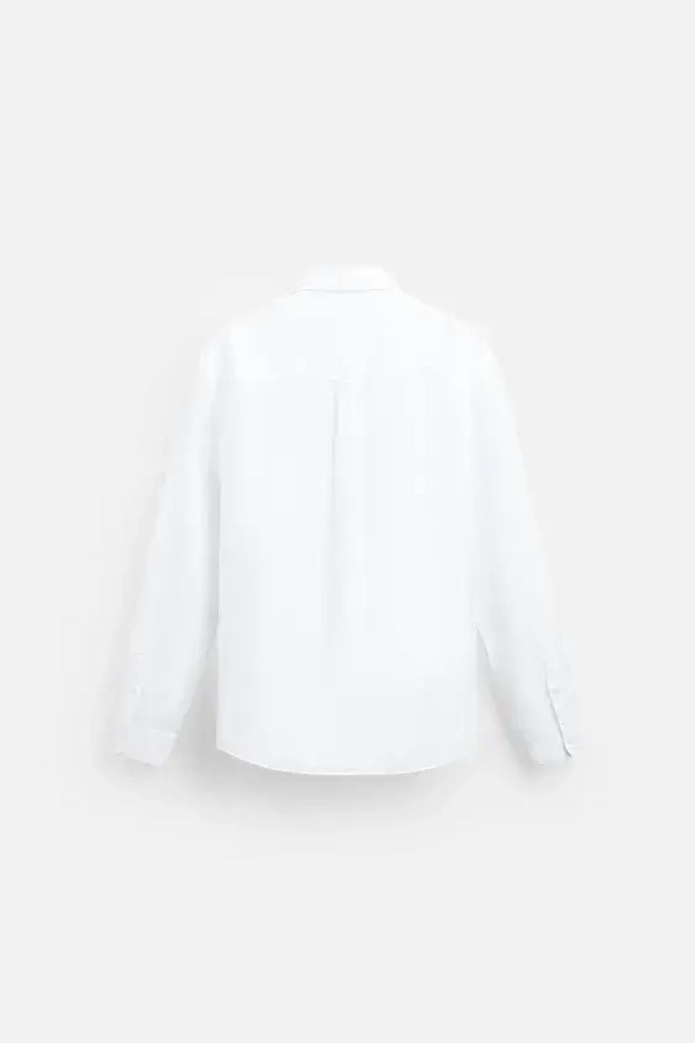 ZARА РУБАШКА ОКСФОРД, БЕЛЫЙ