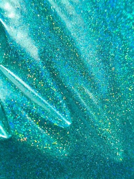 Блёстки Глиттеры 813-1.0мм - Бирюзовый голографик - универсальные