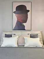 Двуспальная кровать RBD029 New Vintage Ivory leather