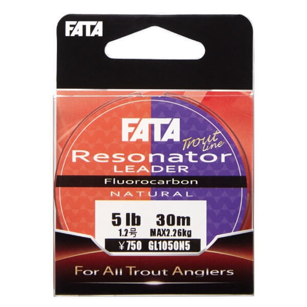 Леска Gosen Fluorocarbon Resonator Leader FC 30m 4 lb(D-1), 1,81кг