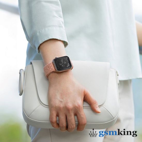 Uniq ASPEN Weavex Strap for Apple Watch 42|44|45mm Pink