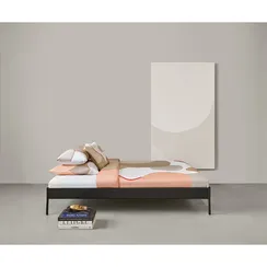 Набор из двух наволочек из сатина  бежевого цвета с авторским принтом Freak Fruit 70х70 см