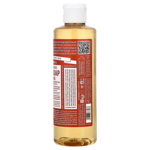 Dr. Bronner's, 18-in-1 Pure-Castile Magic Soap, Eucalyptus, 8 fl oz (237 ml)