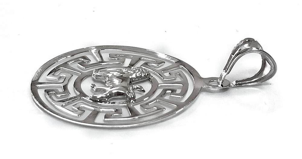 Подвеска ювелирная "Лев", серебро