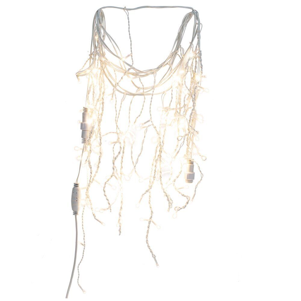 GAEM Электрогирлянда (125 белых LED, черный шнур)