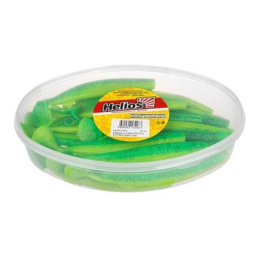 Виброхвост несъедоб. Pike King 6.3'/16 см Green Lime 25шт. (HS-37-010-N) Helios