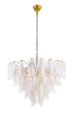 90911/D800 PT BRS (1) Люстра (в 3-х коробках) NW