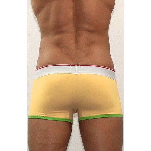 Мужские трусы боксеры желтые Lacoste Yellow