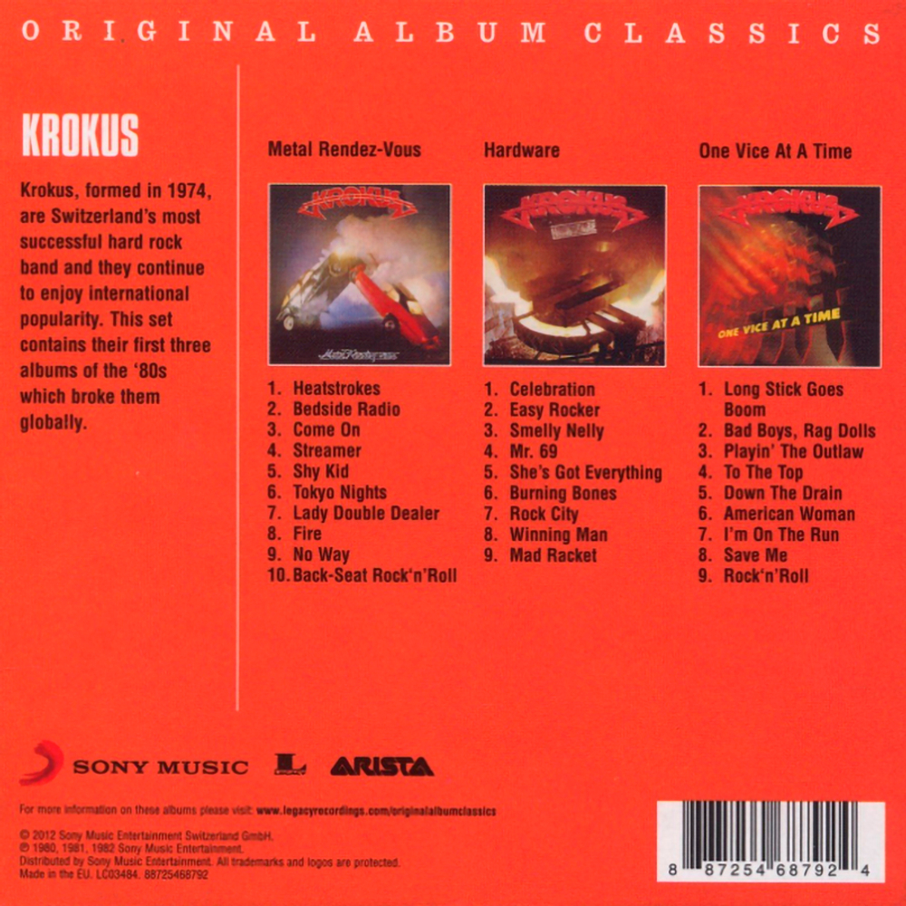Krokus / Original Album Classics (3CD)