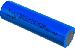 Аккумулятор Rexant 18650 unprotected Li-ion 2600 mAH 3.7 В 10 шт 30-2020