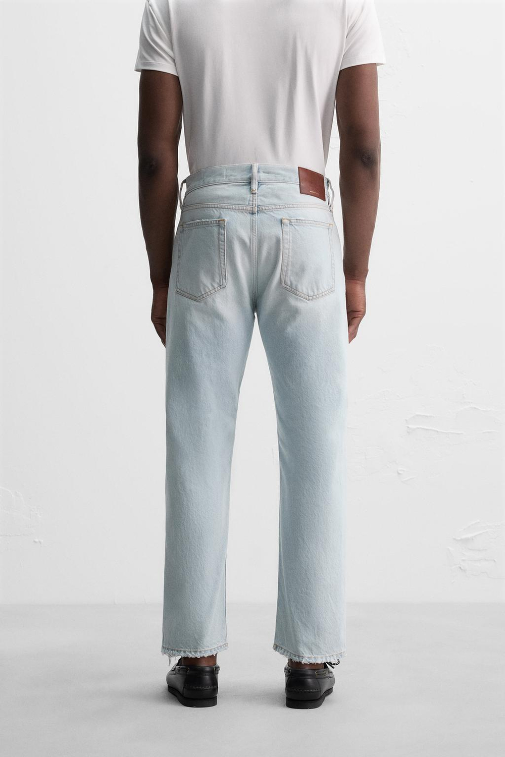 Джинсы straight fit длиной до щиколотки  - limited edition