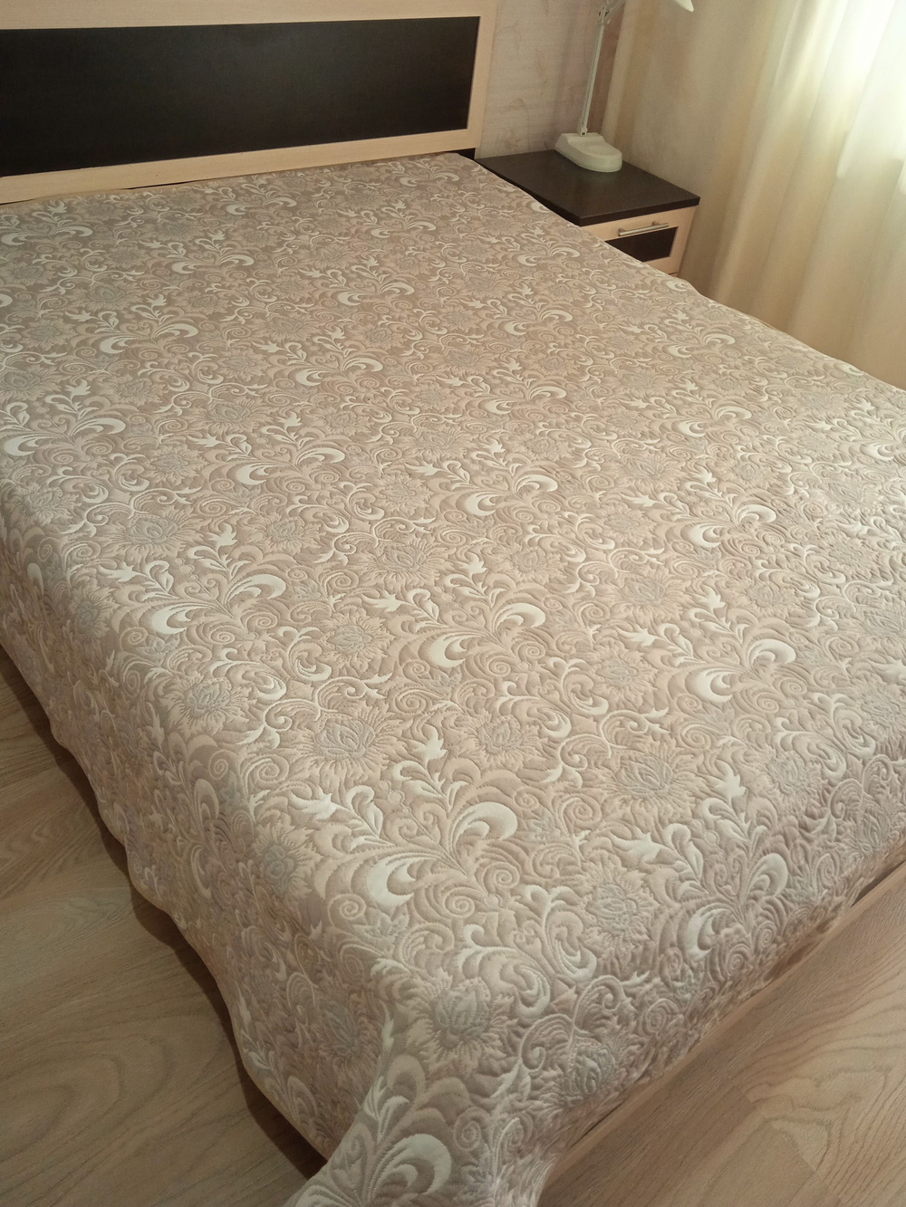 Покрывало жаккардовое двухстороннее Нежность 2662-18 евро (240х200)