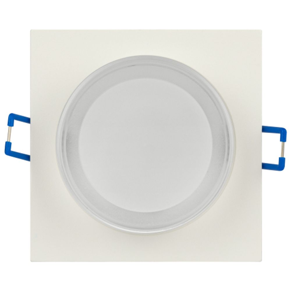 Светильник встраиваемый декоративный ЭРА DK108 WH под лампу MR16 GU5.3 белый | Декоративные встраиваемые светильники