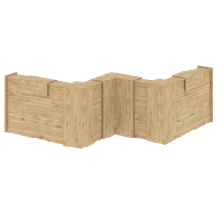 Onix Ресепшн O.R-K-35 Тиквуд Светлый 3139*3139*1187