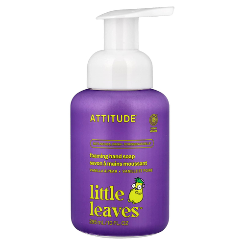 ATTITUDE, Little Leaves™, пенящееся мыло для рук, ваниль и груша, 295 мл (10 жидк. унций)