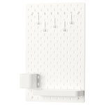 Перфорированная доска IKEA SKADIS (СКОДИС), Белый, 36x56 см