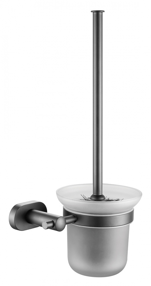 5113-G Ершик настенный, стеклянный  (ГРАФИТ) ViEiR  (20/1шт)