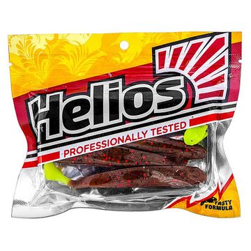 Виброхвост Jumbo 4,95'/12.5 см Rusty Gold & Lime 5шт. (HS-7-017) Helios