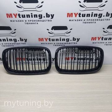 Решетка (ноздри) радиатора F-стиль GLOSSY BLACK для BMW X5 E70