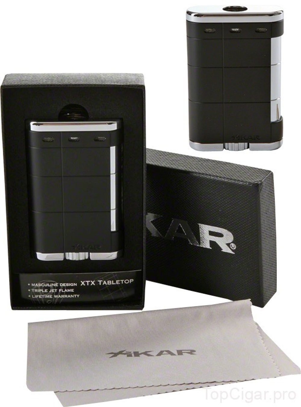 Xikar 535 BK Allume Tabletop Black