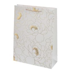 GAEM Пакет подарочный (бумага 210г/м2, блок микс 12шт), L31 W12 H42 см, 4в.