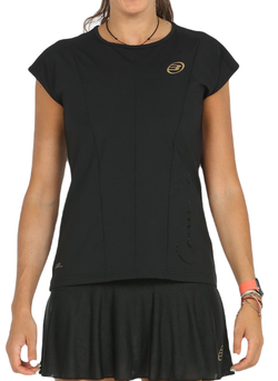 Женская теннисная футболка Bullpadel Yodar - negro