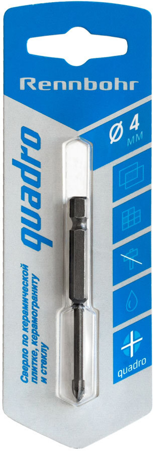 Сверло по керамике 4,0мм "RB" Quadro