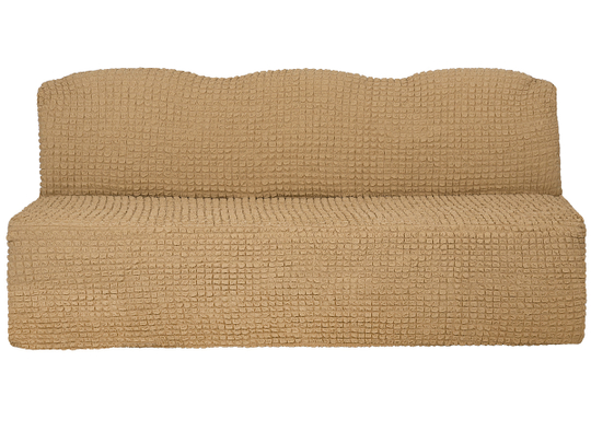 Чехол на трехместный диван без подлокотников Модерн, цвет Медовый