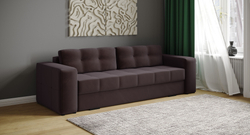 Диван раскладной Верден, коричневый