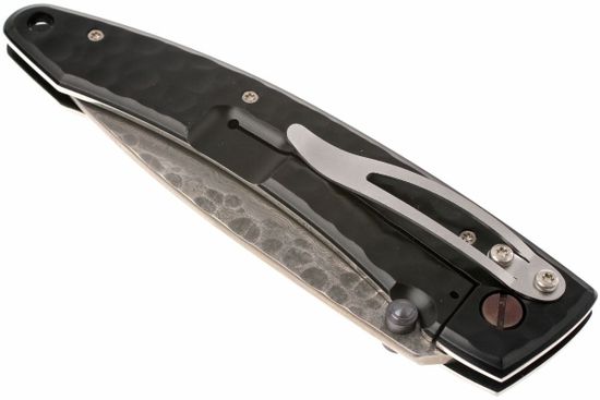 Складной нож Mcusta Damascus Blade Tsuchi Shadow MC-0114BD c клинком из стали VG-10 San Mai (Laminated Stainlesss Damascus) рукоять Stainless Steel