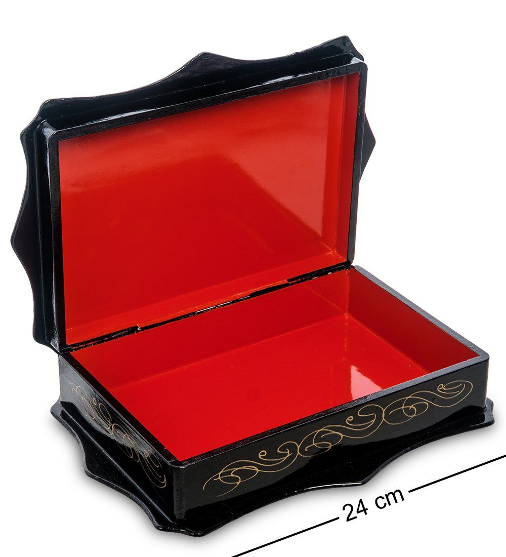 ШК-13/12-E Шкатулка в технике декупаж (прям. 24,5х17х6)