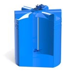 Ёмкость с лопастной мешалкой Полимер-Групп V 9000 л. вертикальная (2200x2200x2802см;) - арт.559203