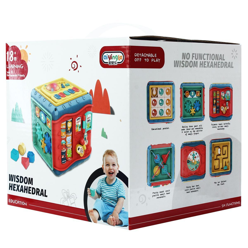 Развивающая игрушка Куб, коробка 668-176