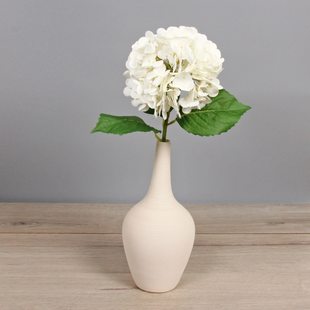 Цветок искусственный «Natur» 46см Гортензия белая