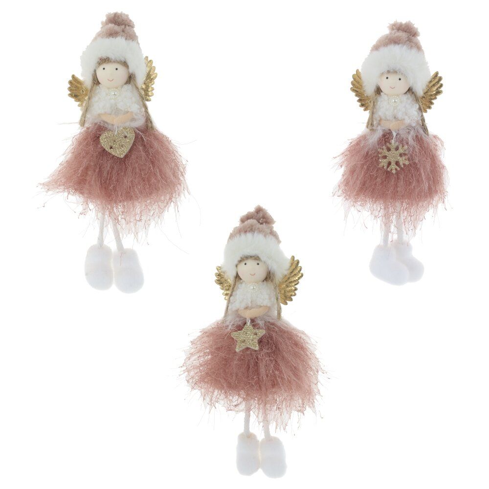 GAEM Изделие декоративное подвесное "Ангел", L7 W4 H18 см, 3в.