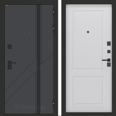 Входная дверь Бункер BN-12 - 11 Белый софт