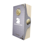 Прозрачный вибратор-ротатор MAGIC TALES SILVER STAR RABBIT - 20,5 см. (Цвет: прозрачный)