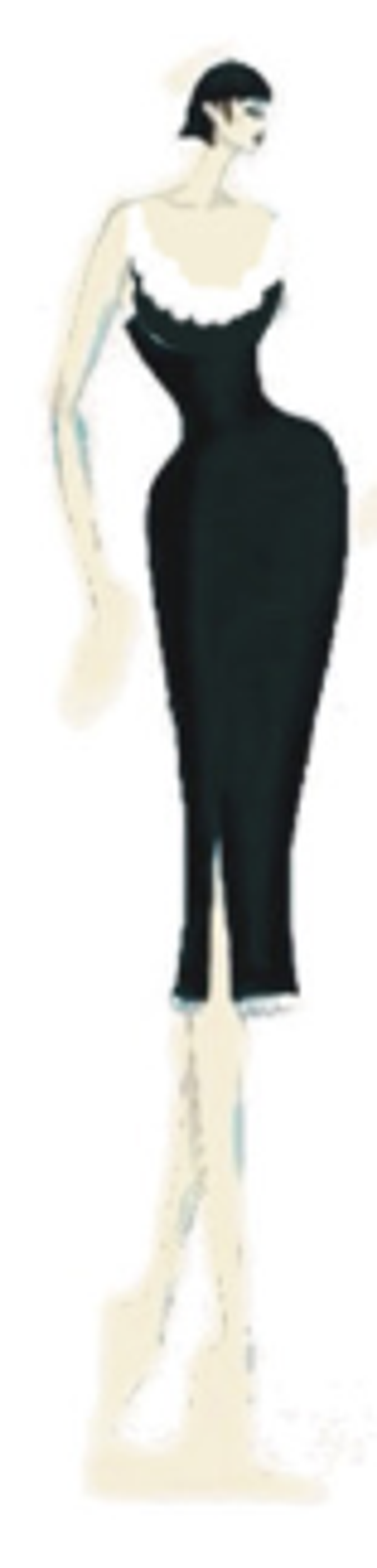 Платье миди из крепа и кружева