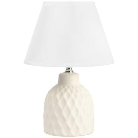 Настольная лампа Rivoli Muriel 7550-501 1 х Е14 40 Вт керамика белая с абажуром