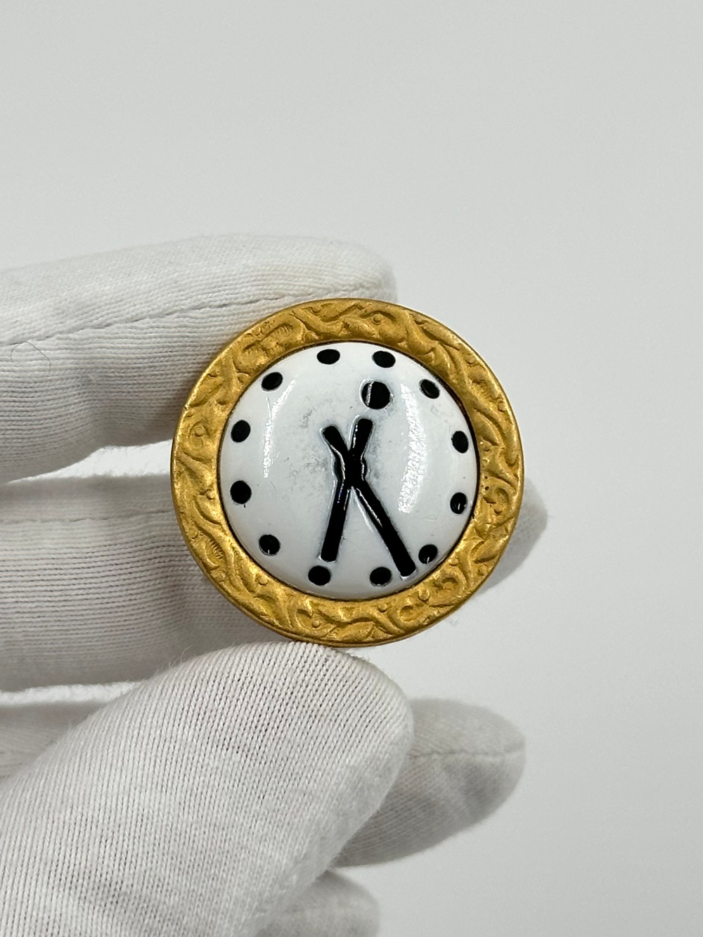 Накладка на пуговицу Часы